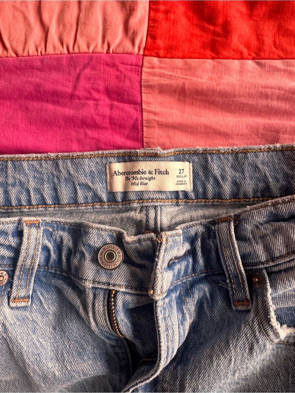 Abercrombie & Fitch Light Blue Straight Leg Jeans